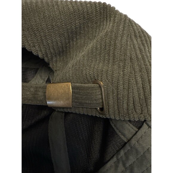 Women's Sonoma Green Curvre Brim Corduroy Baseball Cap Hat Sporty Adjustable NW - Picture 7 of 7